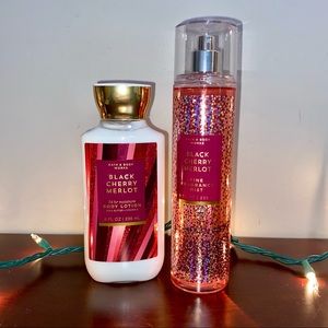B&BW Black Cherry Merlot Body Lotion and Mist Set